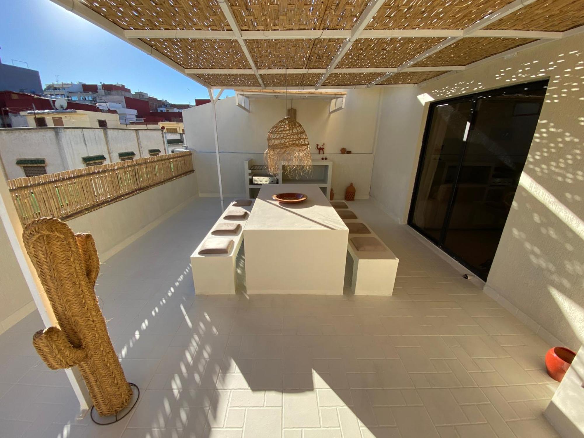 Magnificent Apartment With Private Rooftop Terrace แทนเจียร์ ภายนอก รูปภาพ