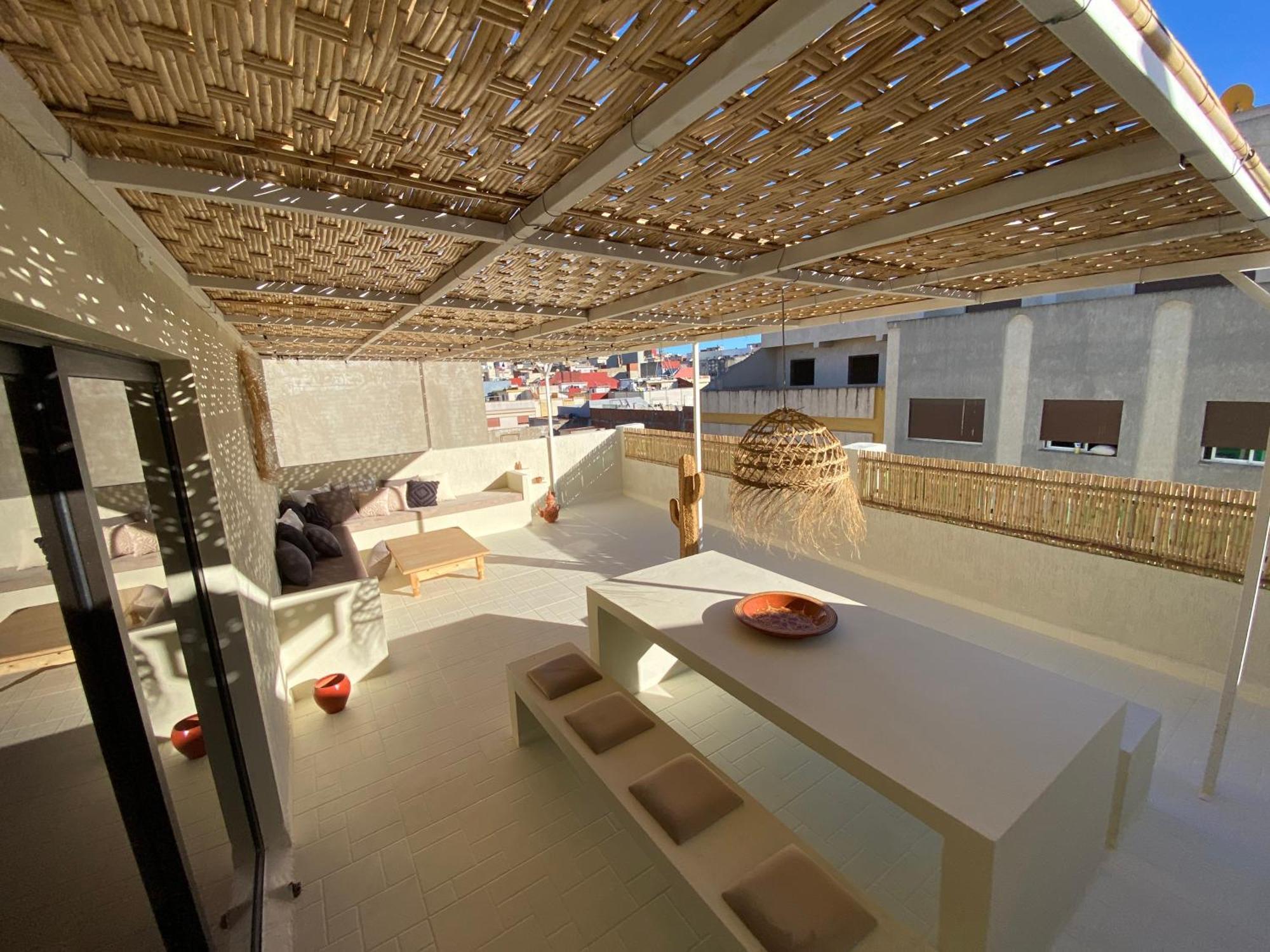 Magnificent Apartment With Private Rooftop Terrace แทนเจียร์ ภายนอก รูปภาพ